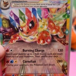 Pokemon Tera Card with Vibrant Colors